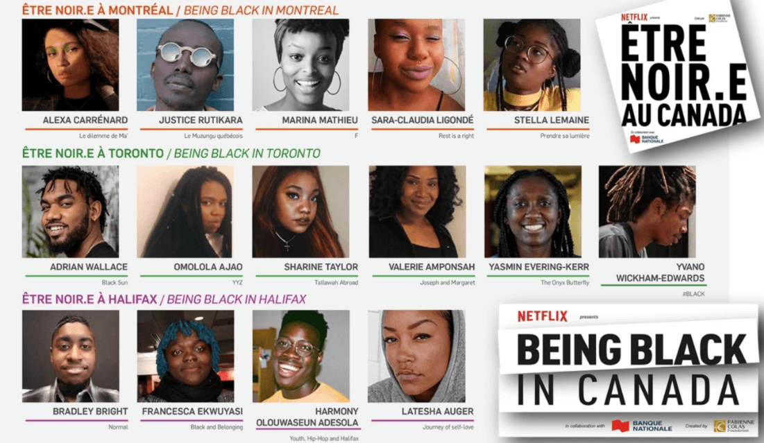 Being black in canada portraits