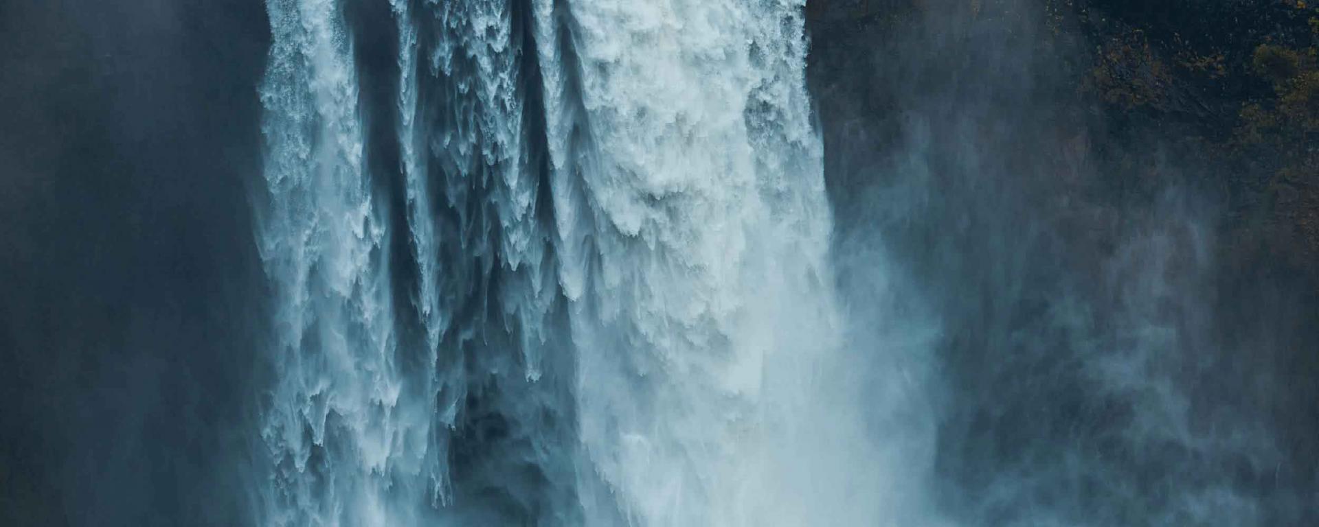 Waterfall close up