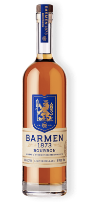 barmen 1873 bourbon bottle